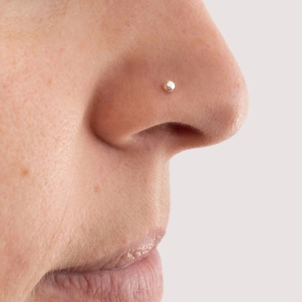 Piercing de Nariz Septo Pressão Bolinhas Lara